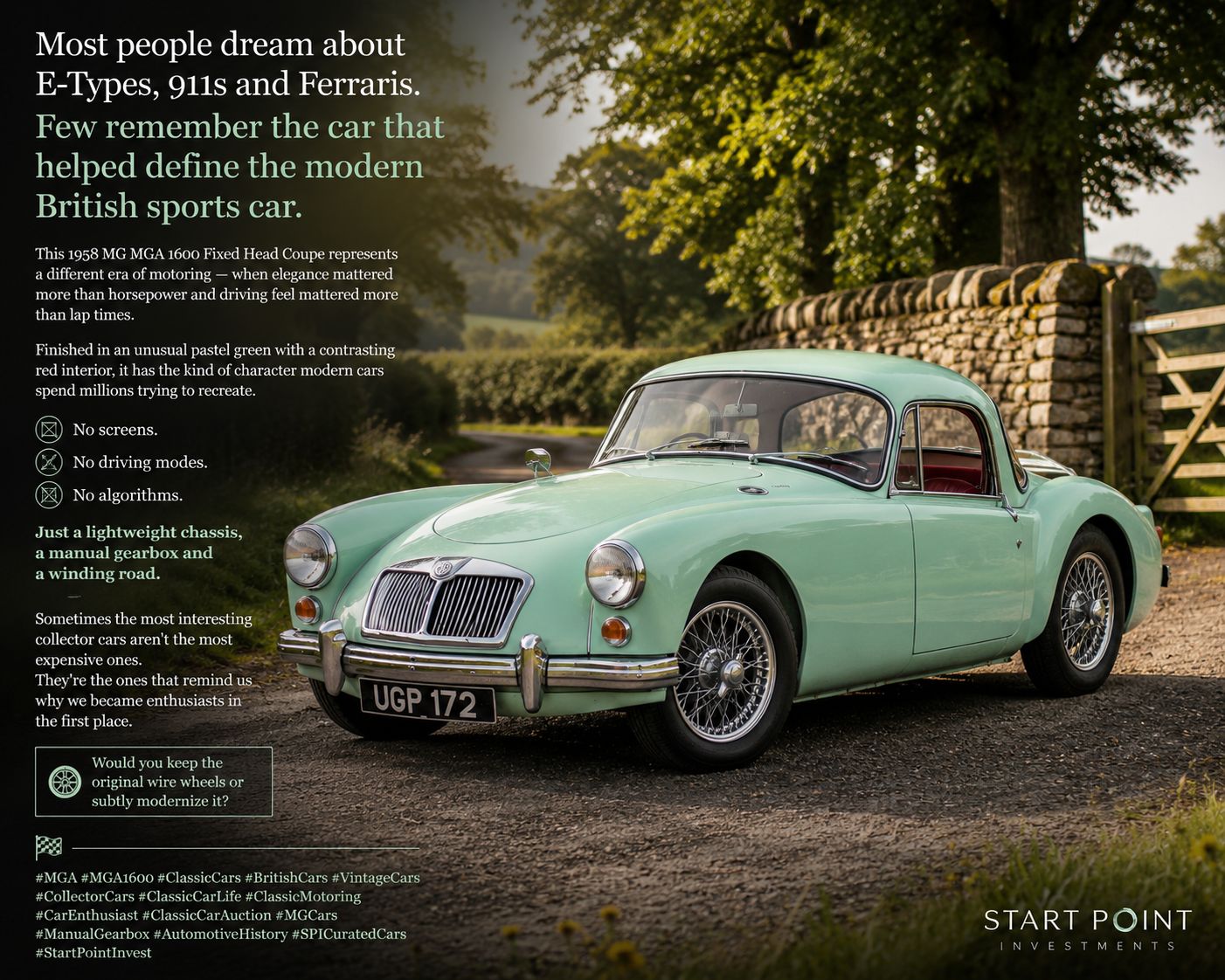 1958 MG MGA 1600 FHC