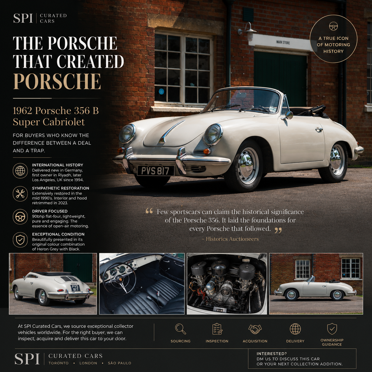 1962 Porsche 356 B Super Cabrio