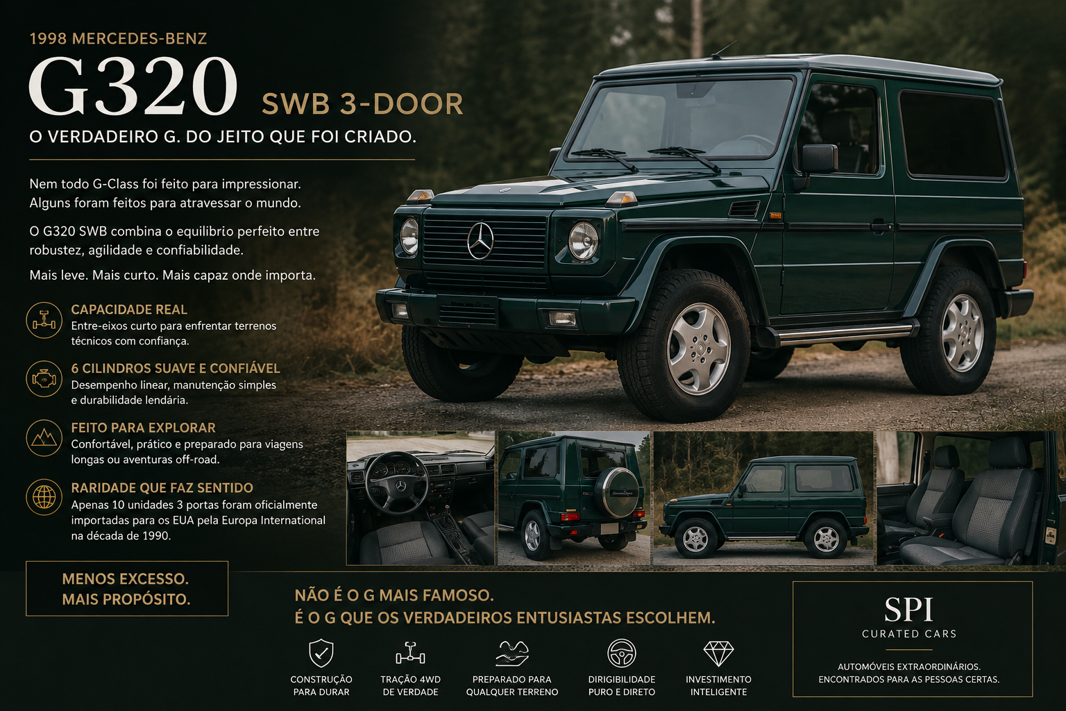 Mercedes-Benz G320 SWB (3 portas)