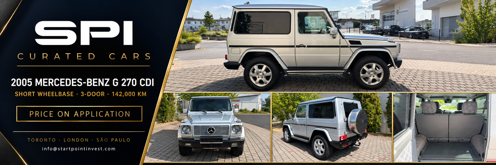 2005 Mercedes-Benz G 270 CDI SWB